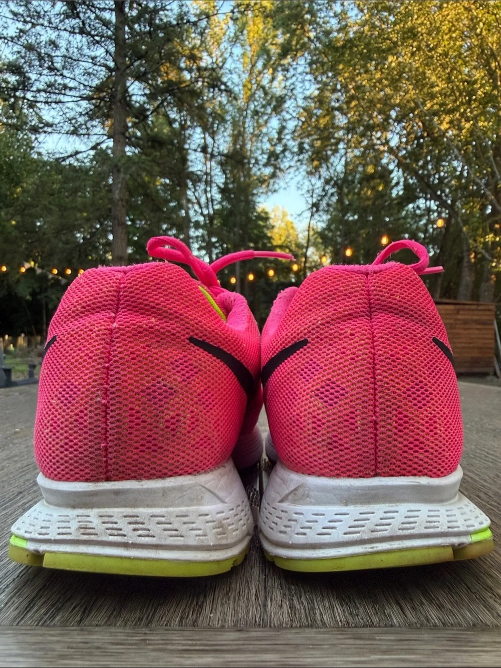 Nike Pegasus 31 Women's Hot Pink and Black Athletic Running Shoes